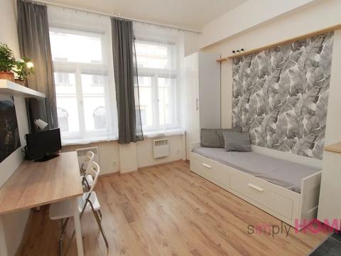 Pronájem bytu 1+kk, Praha - Žižkov, Cimburkova, 20 m2