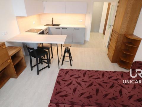 Pronájem bytu 1+kk, Brno - Žabovřesky, Tábor, 32 m2