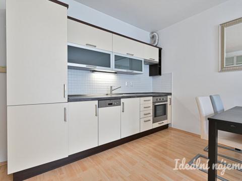 Pronájem bytu 1+kk, Brno, Hrázka, 38 m2