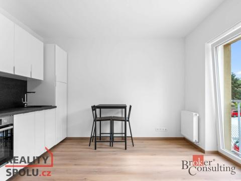 Pronájem bytu 1+kk, Tuchoměřice, V Kněžívce, 22 m2