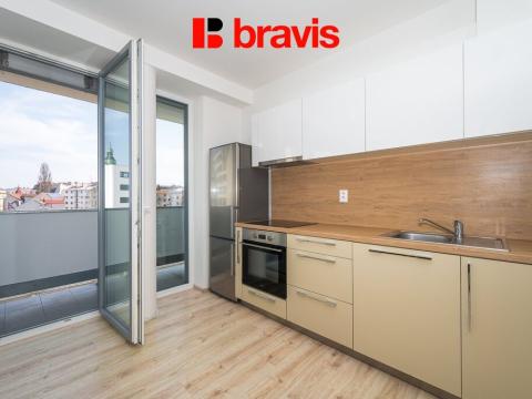 Pronájem bytu 1+kk, Brno - Trnitá, Rumiště, 32 m2