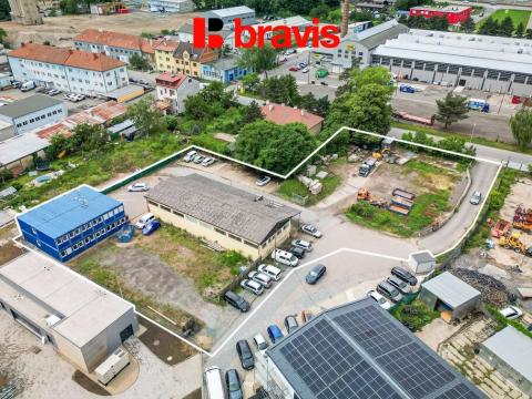 Pronájem komerčního pozemku, Brno - Horní Heršpice, Pražákova, 478 m2