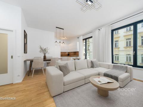 Pronájem bytu 2+kk, Praha - Žižkov, Krásova, 63 m2