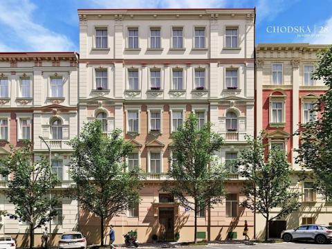 Prodej bytu 2+kk, Praha - Vinohrady, Chodská, 46 m2