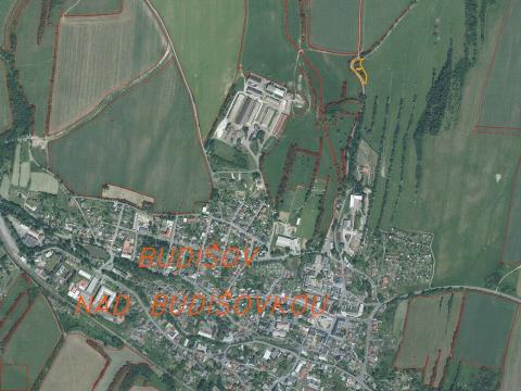 Prodej pozemku, Budišov nad Budišovkou, 2165 m2