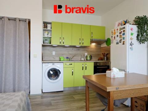 Pronájem bytu 1+kk, Brno, Moldavská, 34 m2