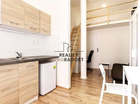 Pronájem bytu 1+kk, Brno, Hybešova, 23 m2