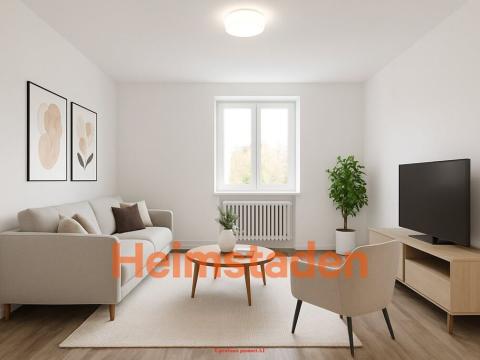 Pronájem bytu 2+1, Ostrava - Poruba, náměstí Jana Nerudy, 52 m2