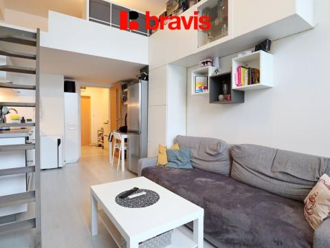 Pronájem bytu 1+kk, Brno - Medlánky, Hudcova, 25 m2