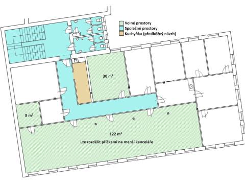 Pronájem kanceláře, Liberec - Liberec II-Nové Město, U Věže, 130 m2