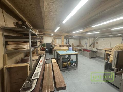 Pronájem výrobních prostor, Líšnice, 161 m2