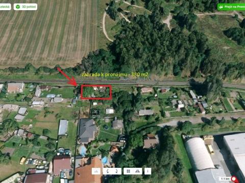 Pronájem zahrady, Nýřany, 380 m2