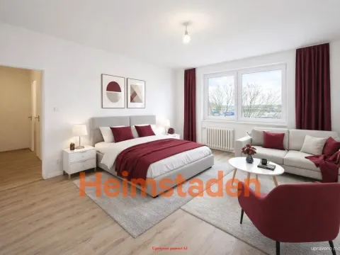 Pronájem bytu 1+1, Ostrava - Poruba, Francouzská, 36 m2