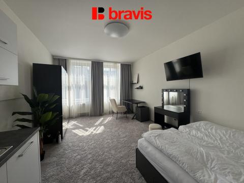 Pronájem bytu 1+kk, Brno - Trnitá, Masná, 35 m2