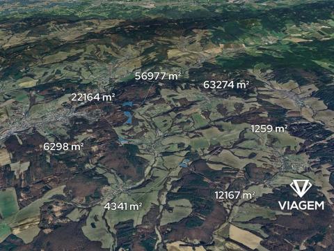 Prodej podílu lesa, Luhačovice, 11411 m2