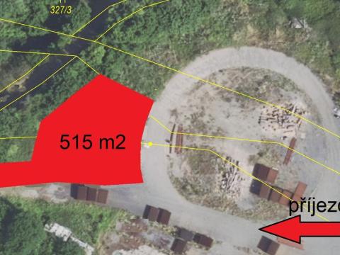 Pronájem komerčního pozemku, Zákolany, 515 m2