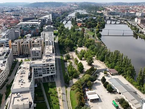 Pronájem bytu 2+kk, Praha - Karlín, Breitfeldova, 60 m2