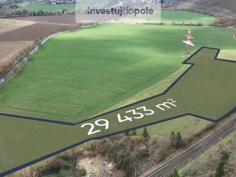 Prodej pole, Černošice, Radotínská, 29433 m2