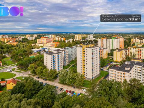 Prodej bytu 3+1, Orlová, 1. máje, 75 m2
