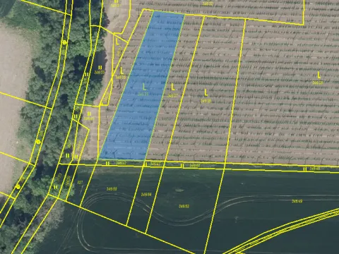 Prodej podílu 1/2 pole, Radovesice, 3165 m2