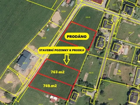 Prodej pozemku pro bydlení, Hutisko-Solanec, 769 m2