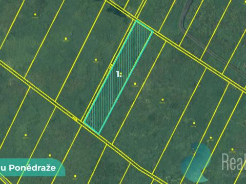 Prodej podílu 1/2 pole, Záblatí, 8390 m2