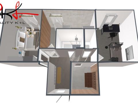 Prodej bytu 2+1, Roudnice nad Labem, Alej 17. listopadu, 55 m2
