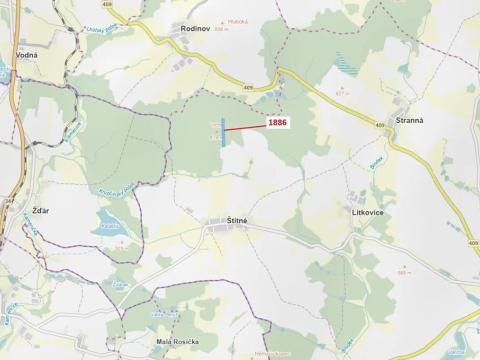 Dražba lesa, Žirovnice, 19314 m2