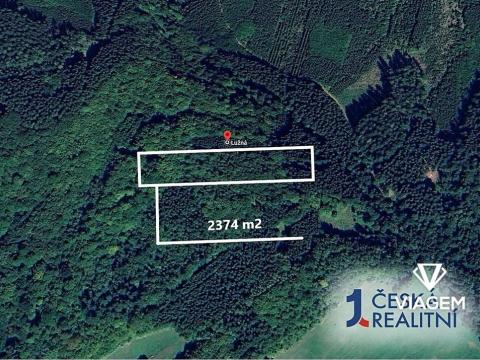 Prodej podílu lesa, Lužná, 593 m2