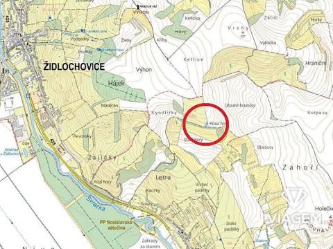 Prodej pole, Nosislav, 1580 m2