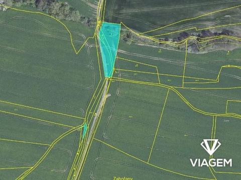 Prodej podílu pole, Zahořany, 1321 m2