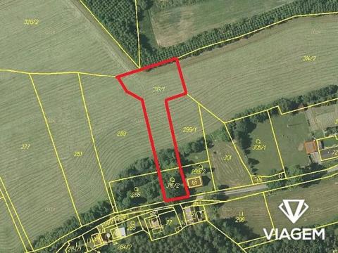 Prodej podílu pole, Dlažov, 835 m2