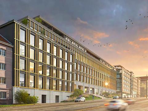 Pronájem kanceláře, Praha - Nusle, Na Pankráci, 1100 m2