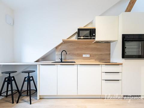 Pronájem bytu 1+kk, Praha - Záběhlice, Za návsí, 26 m2