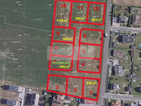 Prodej pozemku pro bydlení, Kosořice, 806 m2
