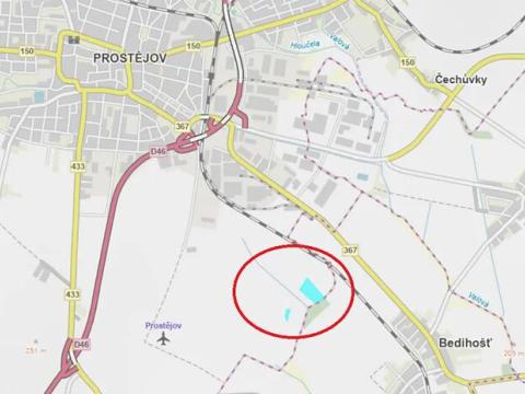 Prodej pole, Prostějov, 36814 m2