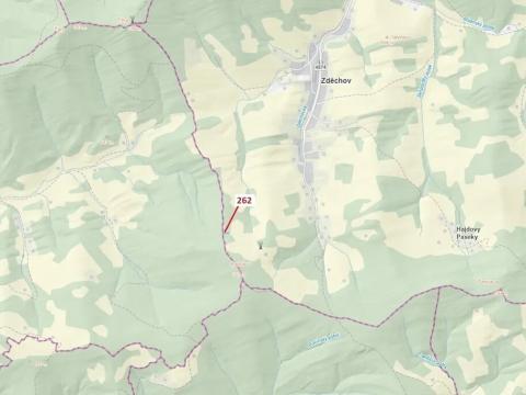 Dražba lesa, Zděchov, 273 m2