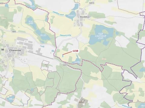 Dražba lesa, Hradiště, 1323 m2