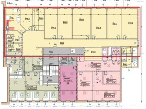 Pronájem kanceláře, Sedliště, 293 m2