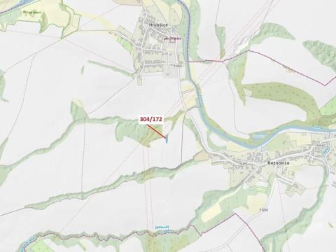 Dražba pozemku, Ivančice, 597 m2