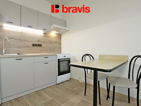 Pronájem bytu 1+kk, Brno - Nový Lískovec, Oblá, 33 m2