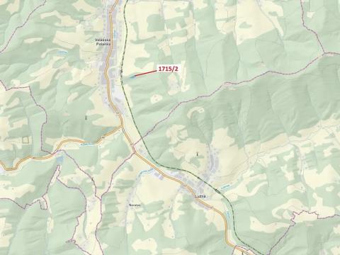 Dražba lesa, Valašská Polanka, 2632 m2