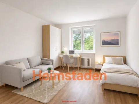Pronájem bytu 1+kk, Ostrava - Poruba, náměstí Jana Nerudy, 28 m2