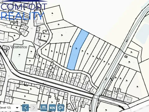 Prodej zahrady, Víceměřice, 1622 m2