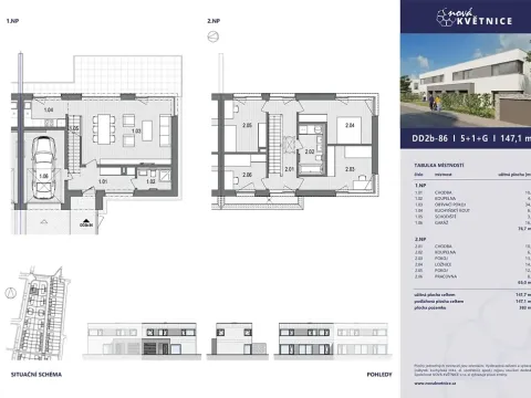 Prodej rodinného domu, Květnice, Devětsilová, 141 m2