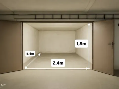 Prodej garáže, Brno - Komárov, Za školou, 13 m2