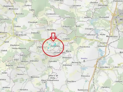 Prodej podílu lesa, Neveklov, 7656 m2