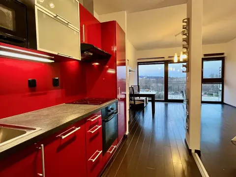 Pronájem bytu 1+kk, Praha - Holešovice, Jankovcova, 43 m2