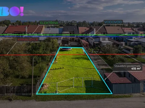 Prodej pozemku pro bydlení, Vlkoš, Kyselovská, 415 m2