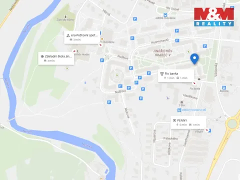 Pronájem bytu 1+1, Jindřichův Hradec - Jindřichův Hradec V, Hvězdná, 46 m2